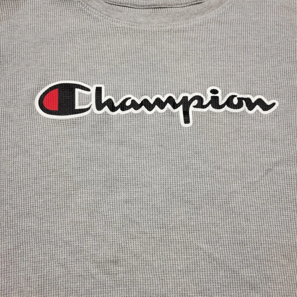 Champion long sleeve gray‎ thermal shirt size 4XL - Picture 3 of 5